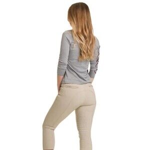 Equo Equestrian Pants Performance Fit Breech Active Grip Size 32